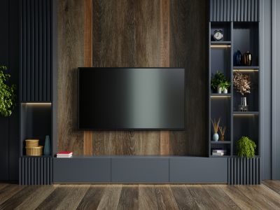 Wall-mounted Entertainment Center
